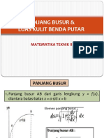 06.4.integral - Panjang Busur & Luas Kulit