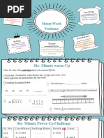 Percentage & Money Word Problems 2