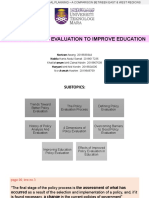 Chapter 5: Using Evaluation To Improve Education