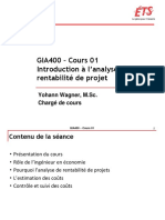 GIA400 - Cours 01 - Introduction Et Suivi de Projet PDF