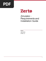 Zimulator - Requirements and Installation Guide