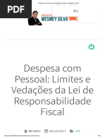 Despesa com Pessoal_ Composição, Limites e Vedações da LRF.pdf