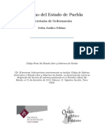 Codigo Penal Del Estado Libre y Soberano de Puebla T 5 13102020 PDF