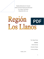 Region Los Llanos Venezuela