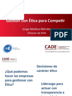 Gestión Con Ética para Competir: Jorge Medina Méndez