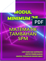 Modul Minimum 25 Matematik Tambahan SPM PDF