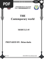 THE Contemporary World: Module #5