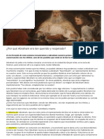 ¿Por Qué Abraham Era Tan Querido y Respetado - Unidos Con Israel PDF