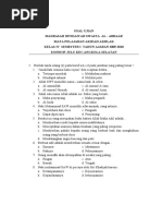Download SOAL UJIAN SOAL UJIAN MIS AL - ABRAAR SEMESTER I TAHUN AJARAN 2009 by Muthia Hasibuan SN49026301 doc pdf