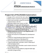 Btech/Mtech: Project List of PLC/SCADA Automation