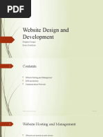 Website Design and Development