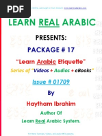 Download Learn Arabic Online Learn Arabic Etiquette Lesson 01 Haytham Ibrahim by Haytham Ibrahim SN49026522 doc pdf