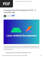 Learning Android Development in 2020 - A Practical Guide - MindOrks