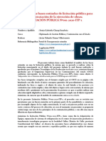 Análisis de Las Bases Estándar de Licitación Pública 2020