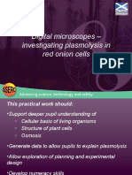 Digital Microscopes - Investigating Plasmolysis in Red Onion Cells