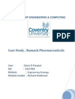 Analysis On Rumack Pharmaceuticals