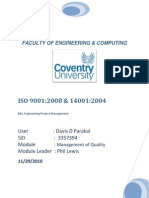 Study On ISO 9001:2008 & 14001:2004