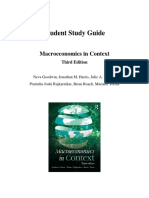 Student Study Guide: Macroeconomics in Context