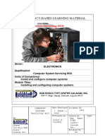 Competency-Based Learning Materials for Installing and Configuring Computer Systems