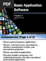 Basic Application Software: Computing Essentials 2014