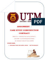 Assignment - Case Study Construction Contract