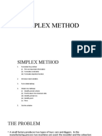 Lect 4 Simplex Method