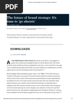 The Future of Brand Strategy - It's Time To Go Electric' - McKinsey PDF