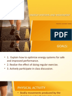 Energy Systems and Movement