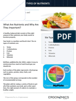 Types of Nutrients PDF
