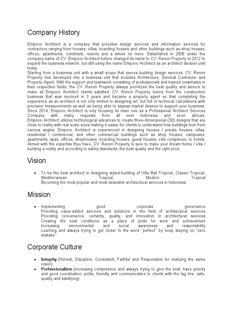 Company History | PDF