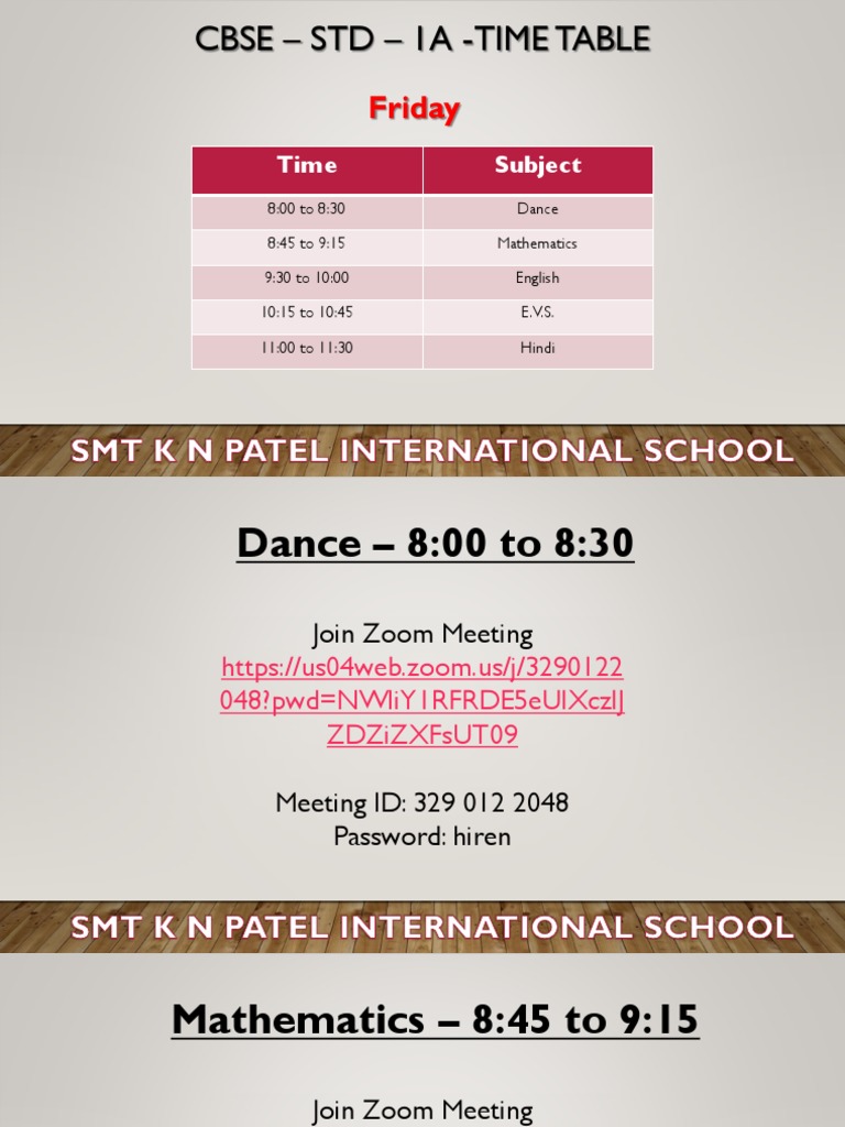 Friday 1 A PDF | PDF