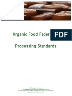 Organic Food Federation Processing Standards