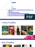 General Discussion: A. Anna Karenina Author and Translator Importance of Translator