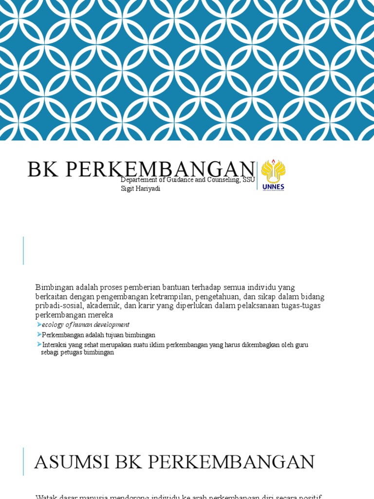 Bimbingan dan Konseling Perkembangan | PDF | Karier & Perkembangan