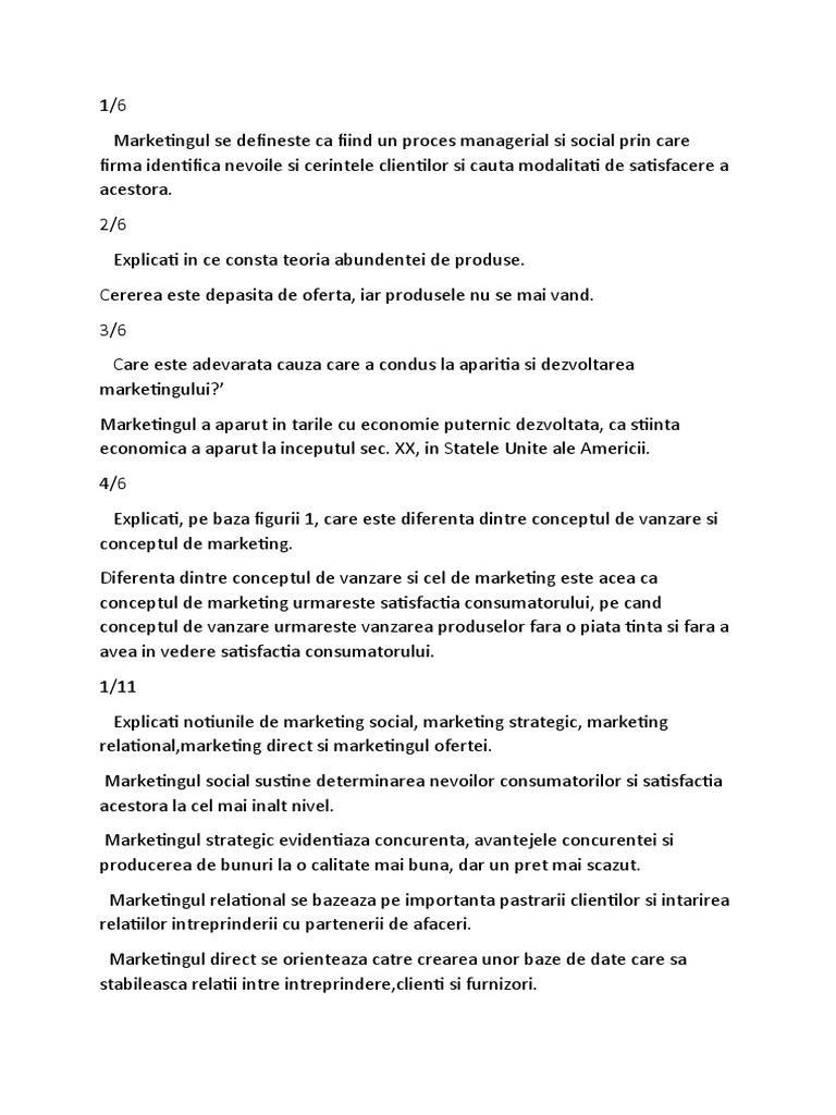 Recapitulare | PDF