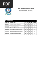 Anna University Coimbatore: Ii - Trimester