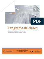 Programa de Clases - Curso Intermedio SAP2000