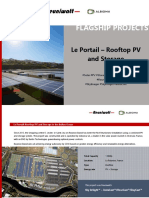 Flagship Projects: Le Portail - Rooftop PV and Storage