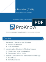The Bladder (GYN) : Contouring Accuracy Program
