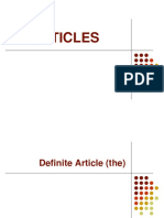 Determiners - Articles PDF
