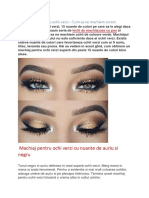 Machiaj Pentru Ochii Verzi - Cum Sa Ne M PDF