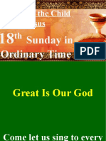 Aug 04 - 18th Sunday in Ordinary Time