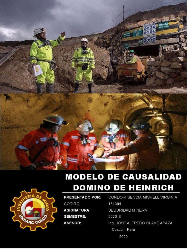 Modelo de Causalidad Domino de Heinrich | PDF