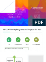 MODIFIED HYLEAP 2020 PROJECTS AND ACTIVITIES DUE TO COVID-19