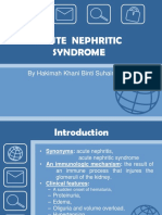 Acute Nephritic Syndrome: by Hakimah Khani Binti Suhaimi