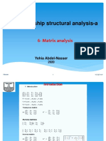 A Matrix Analysis L (12,13