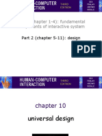 Part 1 (Chapter 1-4) : Fundamental Components of Interactive System