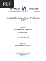 PIP0255 Tut 08 - Electrostatics-Electric Force