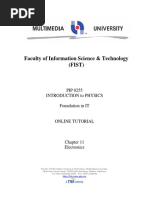 Faculty of Information Science & Technology (FIST) : PIP 0255 Introduction To Physics Foundation in IT