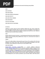 Attention-Deficit Hyperactivity Disorder Systematic Reviews Impulsivity Adhd